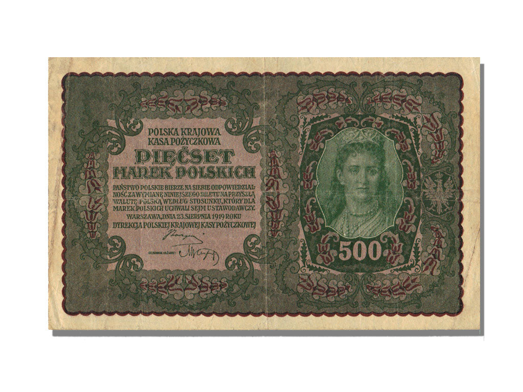 Poland, 1000 Marek, 1919, KM #29, 1919-08-23, EF(40-45), AS