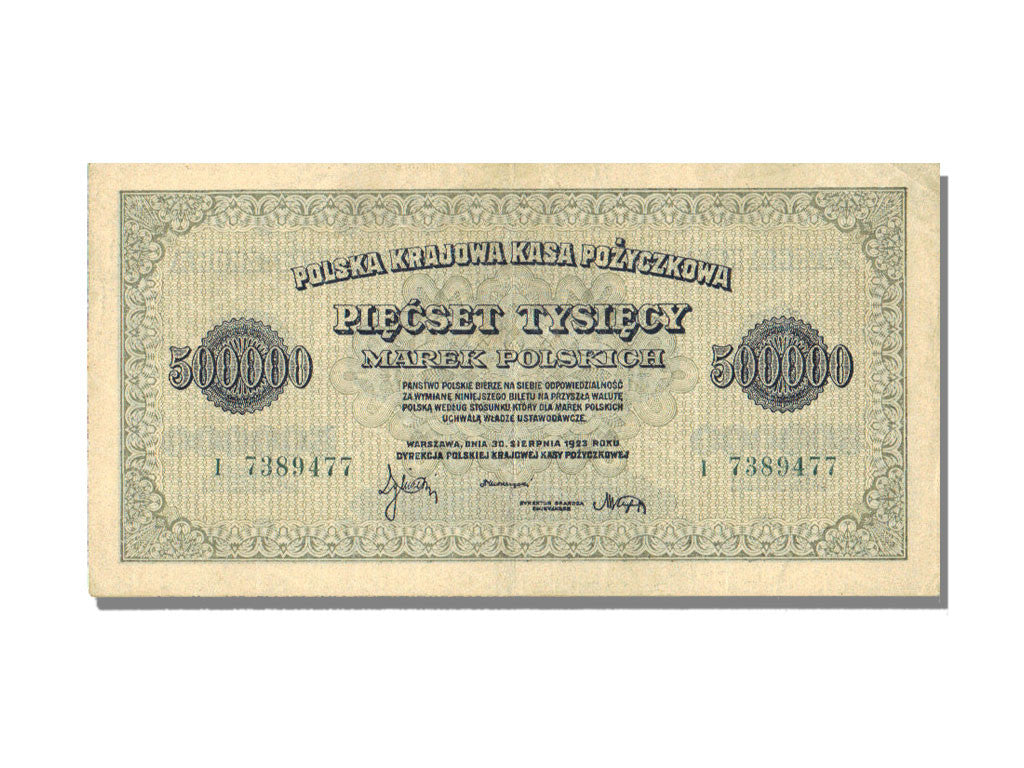 Poland, 500,000 Marek, 1923, KM #36, 1923-08-30, UNC(63), I