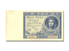 Banknote, Poland, 5 Zlotych, 1930, 1930-01-02, UNC(65-70)