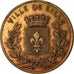 Francia, Token, Grand Concours Agricole et Musical de Lille, 1870, MBC+, Cobre
