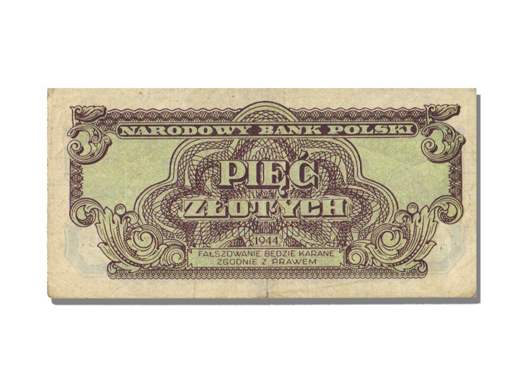 Banknote, Poland, 20 Zlotych, 1944, EF(40-45)