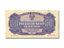 Poland, 50 Zlotych, 1944, AU(55-58)