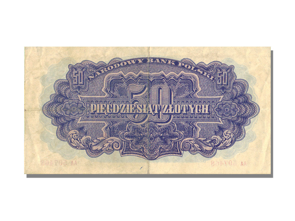 Poland, 50 Zlotych, 1944, AU(55-58)