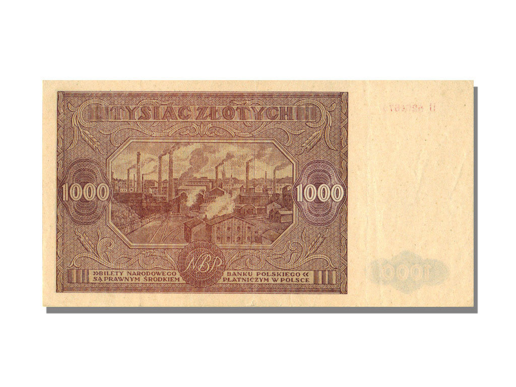 Banknote, Poland, 1000 Zlotych, 1946, 1946-01-15, UNC(63)