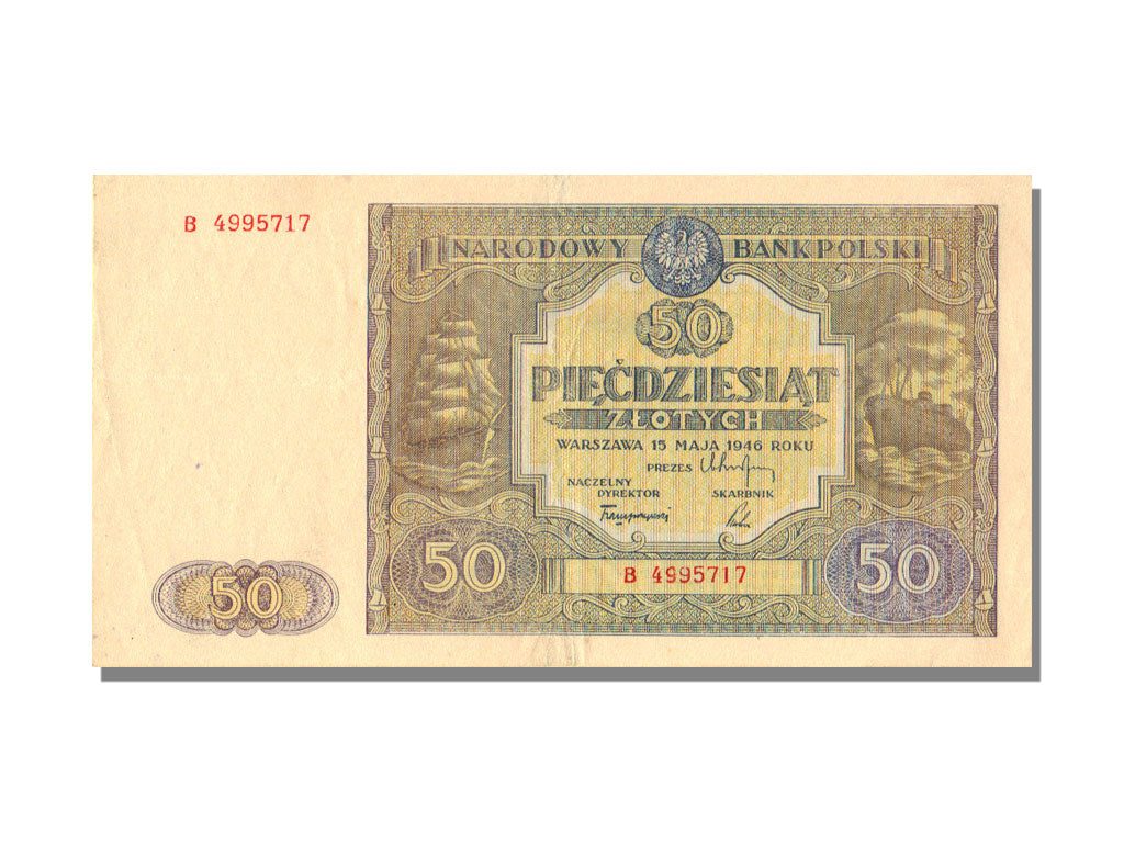 Polonia, 50 Zlotych, 1946, 1946-05-15, SPL