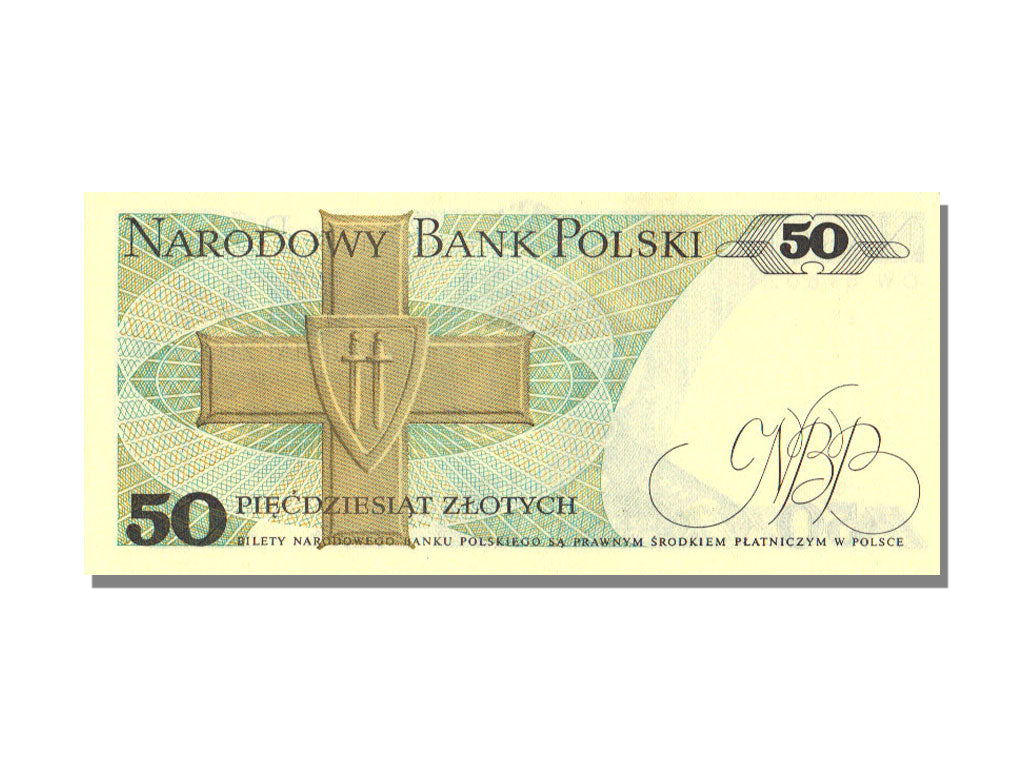 Poland, 50 Zlotych, 1982, KM #142b, UNC(65-70), DW