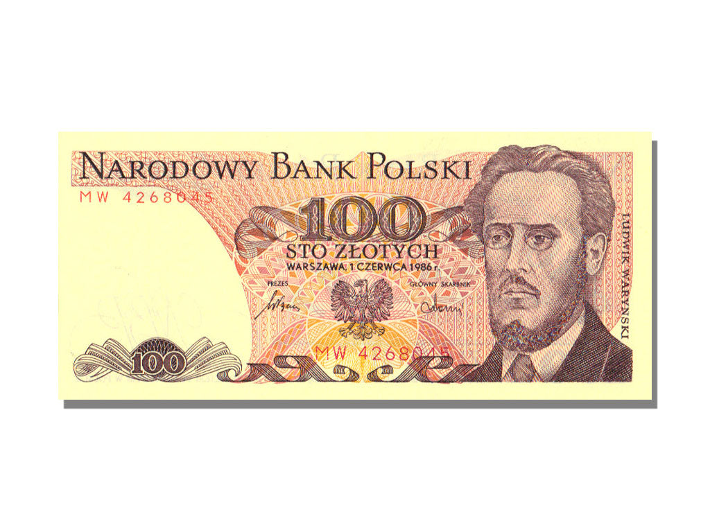 Banknote, Poland, 100 Zlotych, 1986, 1986-06-01, UNC(65-70)