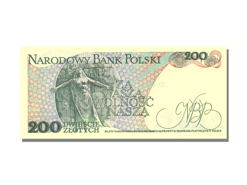 Poland, 200 Zlotych, 1988, KM #144c, 1988-12-01, UNC(65-70), EK