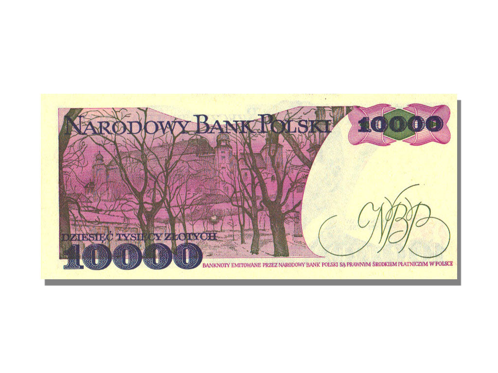 Poland, 10,000 Zlotych, 1988, KM #151b, 1988-12-01, UNC(65-70), AH