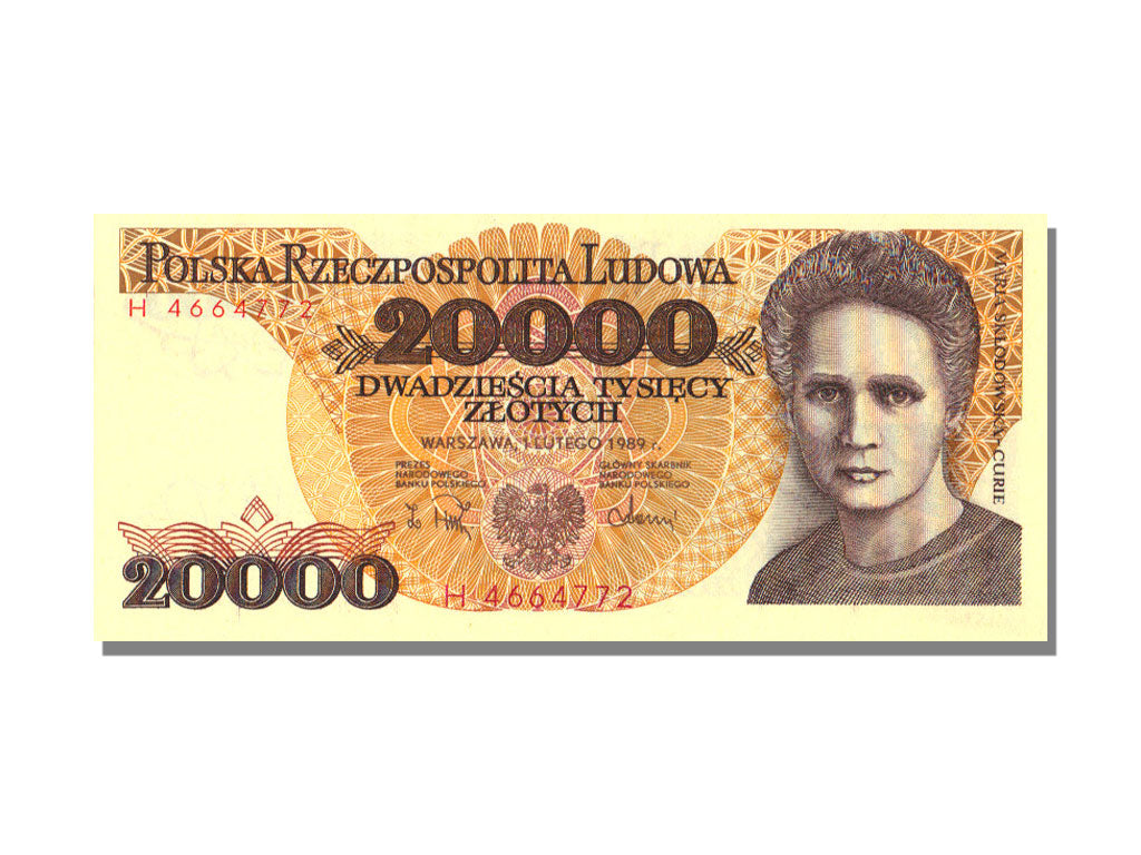 Poland, 20 000 Zlotych, 1989, 1989-02-01, UNC(65-70), H
