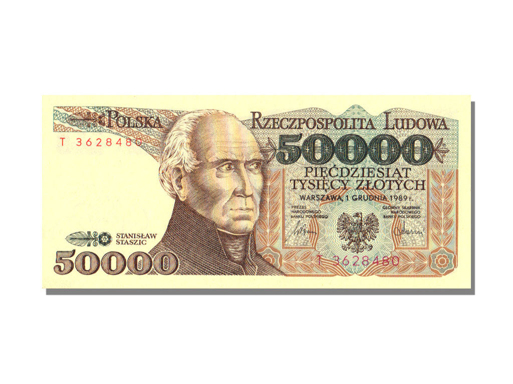 Poland, 50 000 Zlotych, 1989, 1989-12-01, UNC(65-70), T