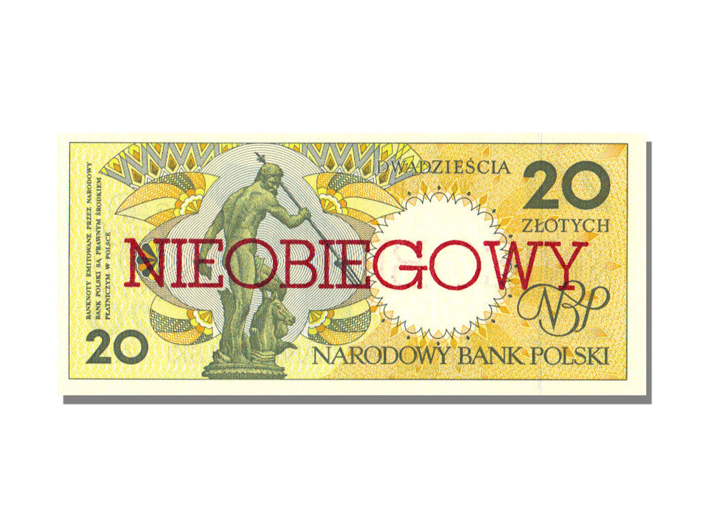 Poland, 20 Zlotych, 1990, KM #168a, 1990-03-01, UNC(65-70), E