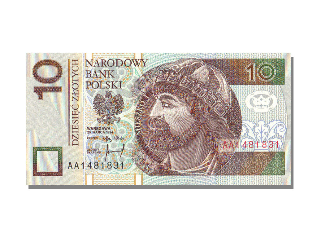 Poland, 10 Zlotych, 1994, 1994-03-25, UNC(65-70)