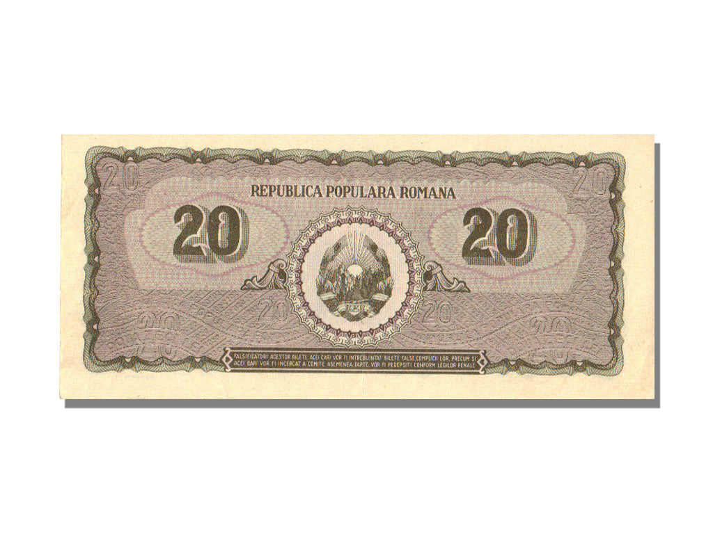 Romania, 20 Lei, 1950, 1950-06-15, UNC(65-70), F/1
