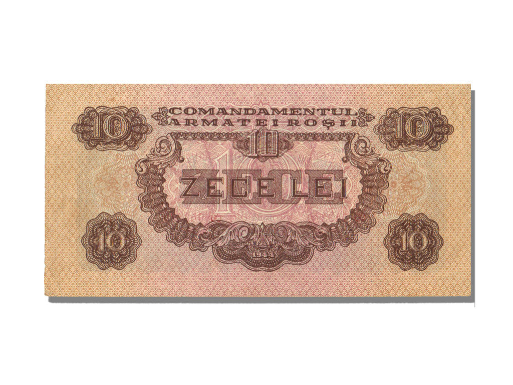 Romania, 10 Lei, 1944, KM #M11, AU(55-58), CO