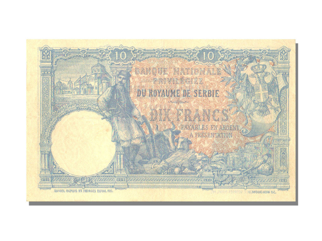 Serbia, 10 Dinara (srebru), 1893, KM #10a, 1893-01-28, UNC(63), T 462