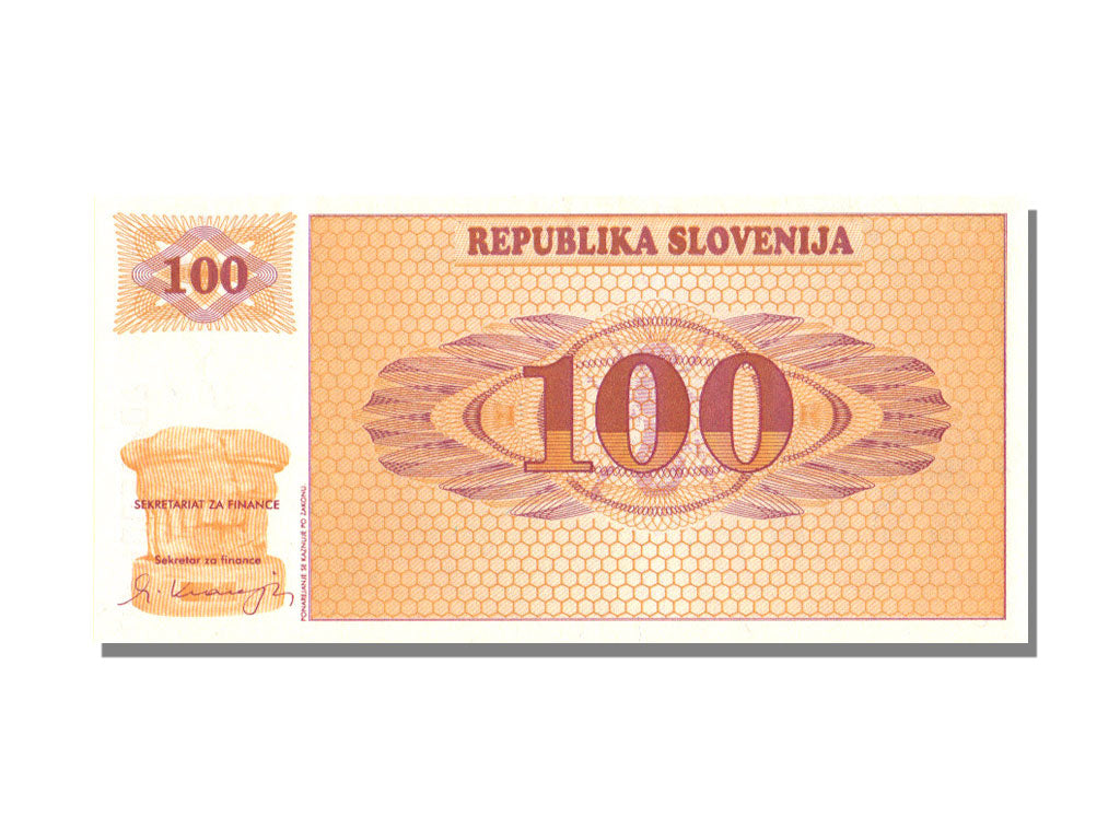 Slovenia, 100 Tolarjev, 1990, UNC(65-70), AA