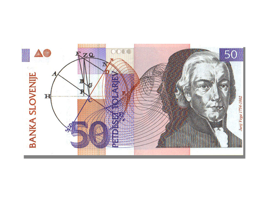 Slovenia, 50 Tolarjev, 1992, KM #13a, 1992-01-15, UNC(65-70), RE