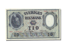 Sweden, 10 Kronor, 1947, KM #40h, UNC(65-70)
