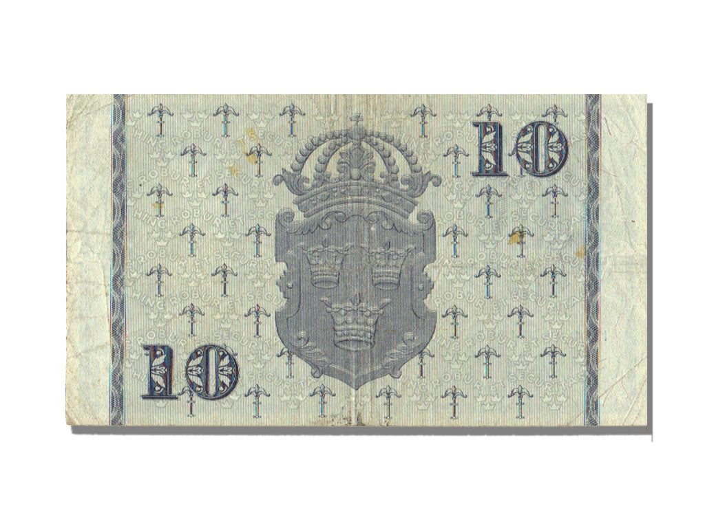 Sweden, 10 Kroner, 1954, EF(40-45)