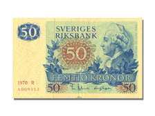 Sweden, 50 Kronor, 1970, KM #53a, AU(55-58), R