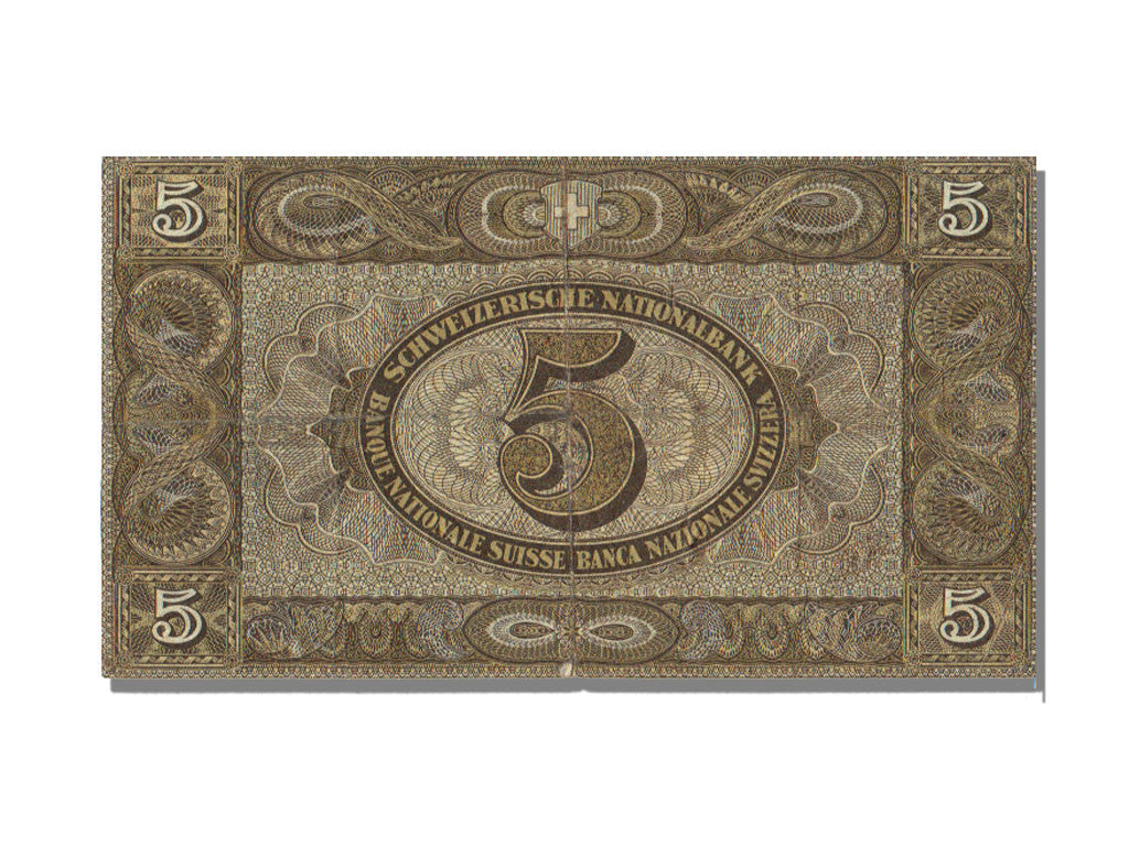 Switzerland, 5 Franken, 1951, KM #11o, 1951-02-22, EF(40-45), 49A