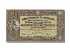 Switzerland, 5 Franken, 1951, KM #11o, 1951-02-22, VF(20-25), 51M