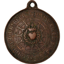 France, Medal, Pie IX, Garde d'Honneur du Sacré Coeur, Religions & beliefs