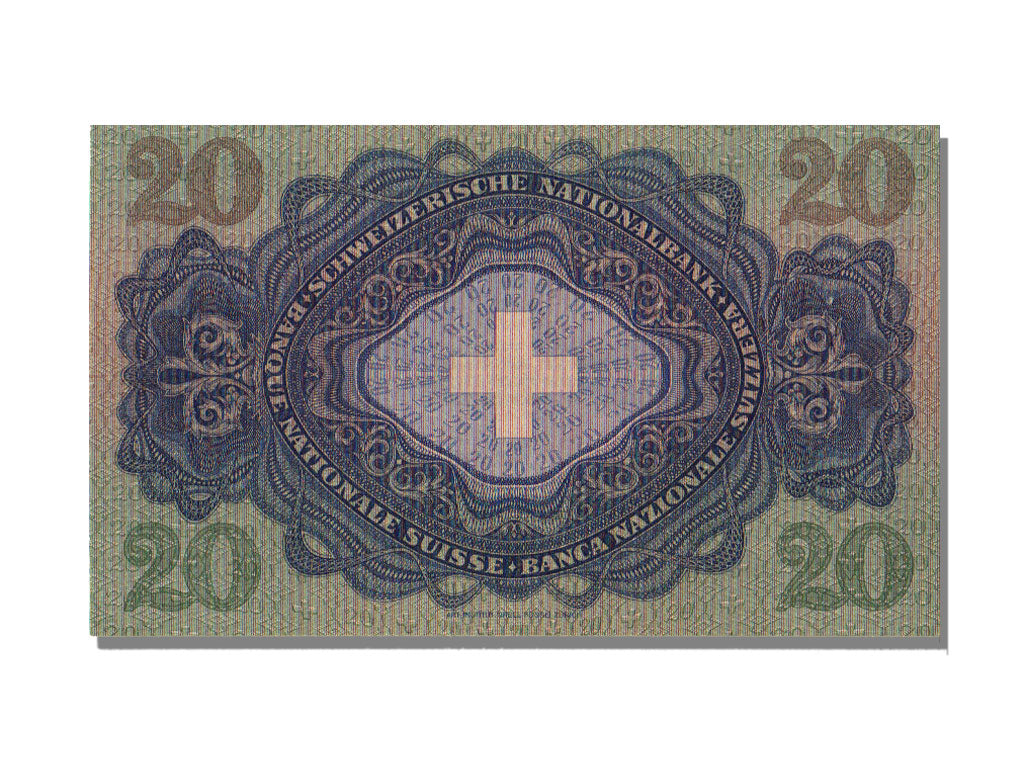 Switzerland, 20 Franken, 1942, KM #39l, 1942-12-04, UNC(63), 16N