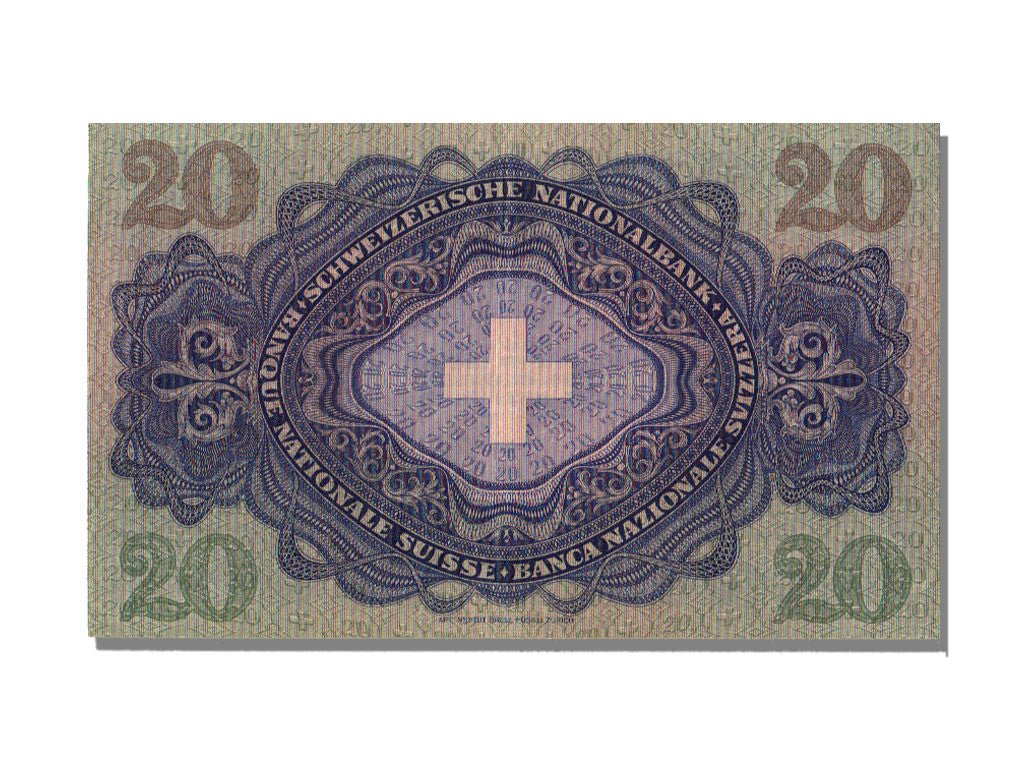 Banknote, Switzerland, 20 Franken, 1946, 1946-08-31, AU(55-58)