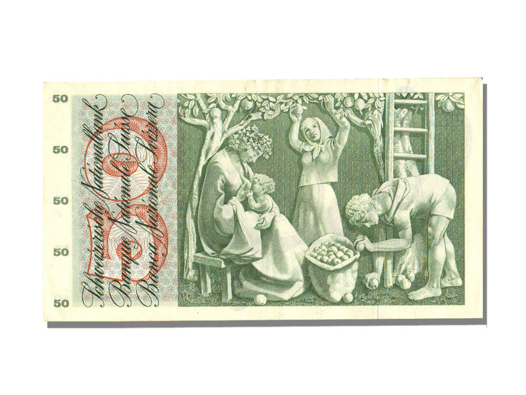 Switzerland, 50 Franken, 1973, KM #48m, 1973-03-07, AU(55-58), 44C