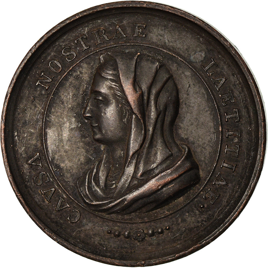 Vatican, Medal, Pie IX, Causa Nostrae Laetitiae, Religions & beliefs, AU(50-53)