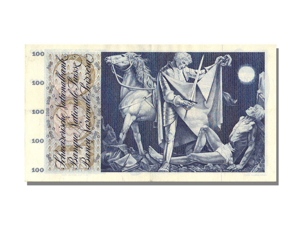 Switzerland, 100 Francs, 1971, 1971-02-10, AU(55-58)
