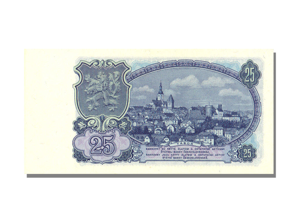 Czechoslovakia, 25 Korun, 1953, KM #84b, UNC(65-70), NN