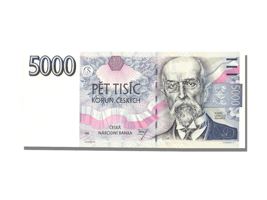Czech Republic, 5000 Korun, 1993, UNC(65-70)