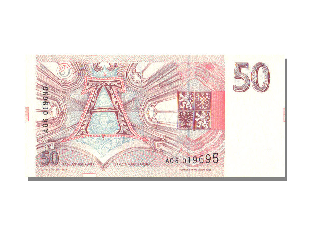 Czech Republic, 50 Korun, 1993, UNC(65-70), A06