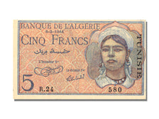 Tunisia, 5 Francs, 1944, 1944-02-08, UNC(63), R24