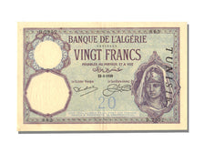 Tunisia, 20 Francs, 1929, KM #6b, 1929-03-22, UNC(63), D2952