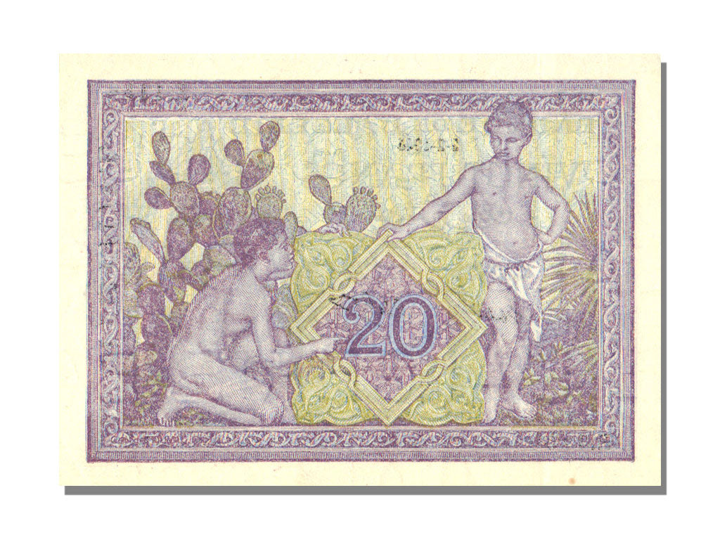 Tunisia, 20 Francs, 1945, 1945-02-02, UNC(65-70), E1156