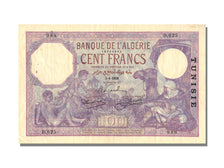 Tunisia, 100 Francs, 1928, 1928-04-03, AU(55-58), D625