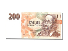Biljet, Tsjechische Republiek, 200 Korun, 1993, NIEUW