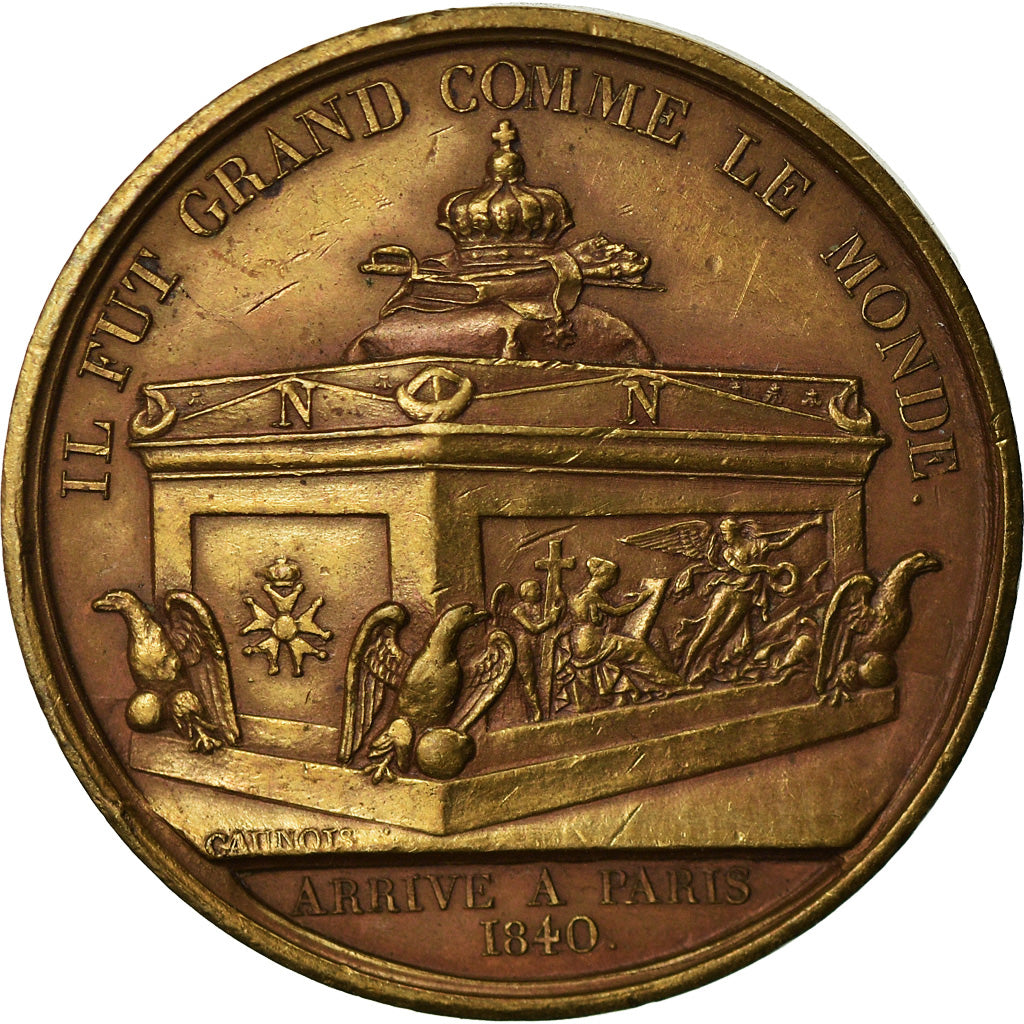 França, Token, Retour des Cendres de Napoléon Ier aux Invalides, 1840