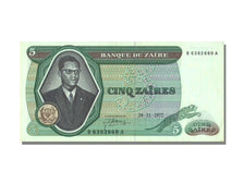 Za&iuml;re, 5 Zaïres, 1972, 1972-11-24, UNC(63), B