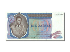 Zaïre, 10 Zaïres, 1972, KM #23a, 1972-06-30, UNC(63), A