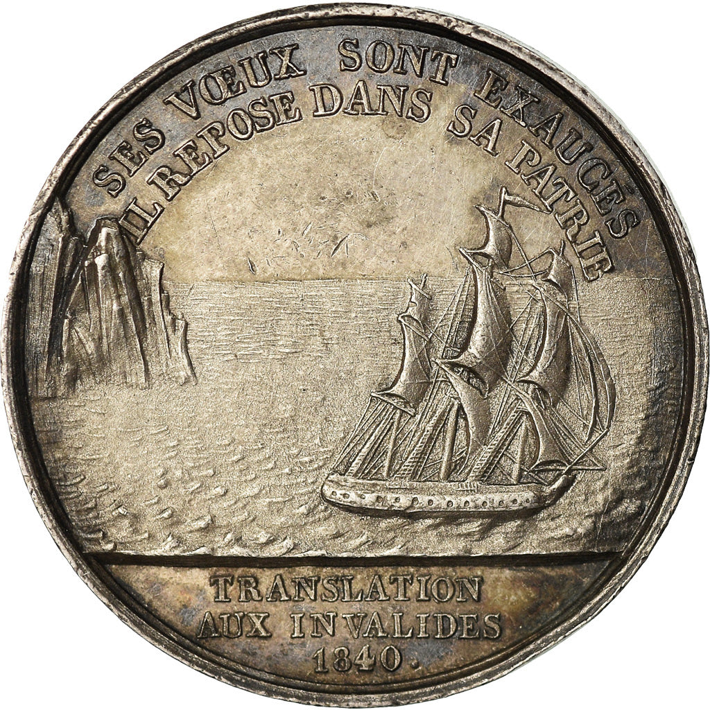 Frankrijk, Token, Translation des Cendres de Napoléon Ier aux Invalides, 1840