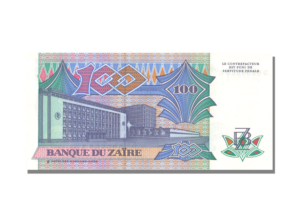 Banknote, Zaire, 100 Zaïres, 1988, 1988-10-14, UNC(65-70)