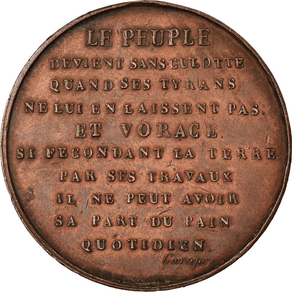 France, Medal, Révolution, Les représentants du Peuple, Département du
