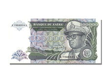 Banknote, Zaire, 100,000 Zaïres, 1992, 1992-01-04, UNC(65-70)