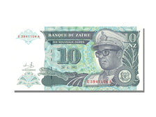 Zaïre, 10 Nouveaux Zaïres, 1993, KM #55, 1993-06-24, UNC(65-70), E