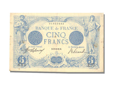 Banknote, France, 5 Francs, 5 F 1912-1917 ''Bleu'', 1912, 1912-01-31, AU(50-53)